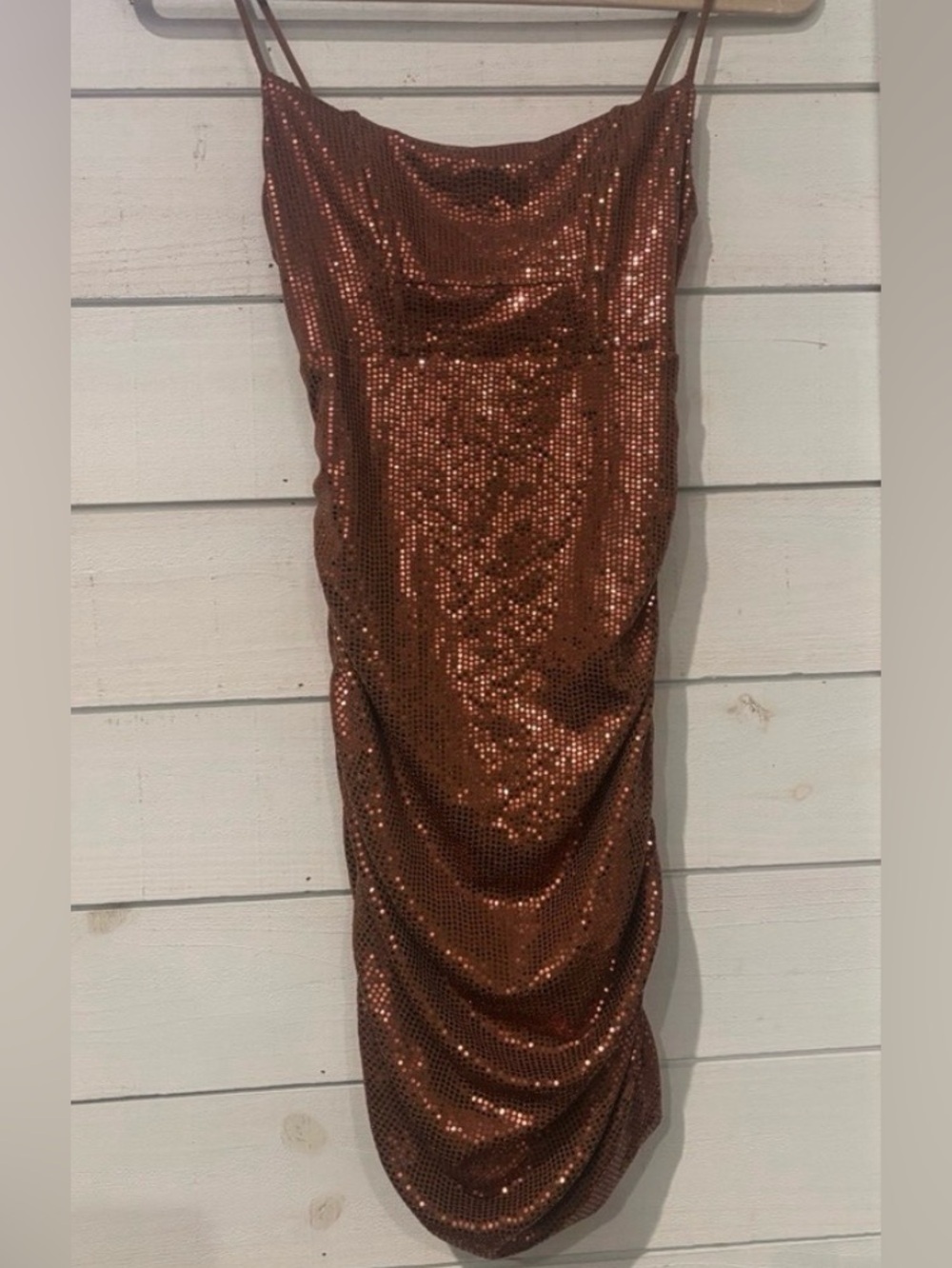 Urban Outfitters NWTBronze Sequin Mini Dress in size small